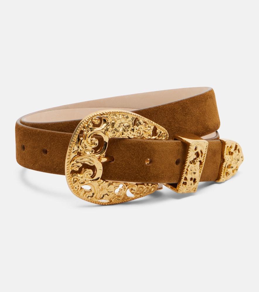 déhanche versailles suede belt
