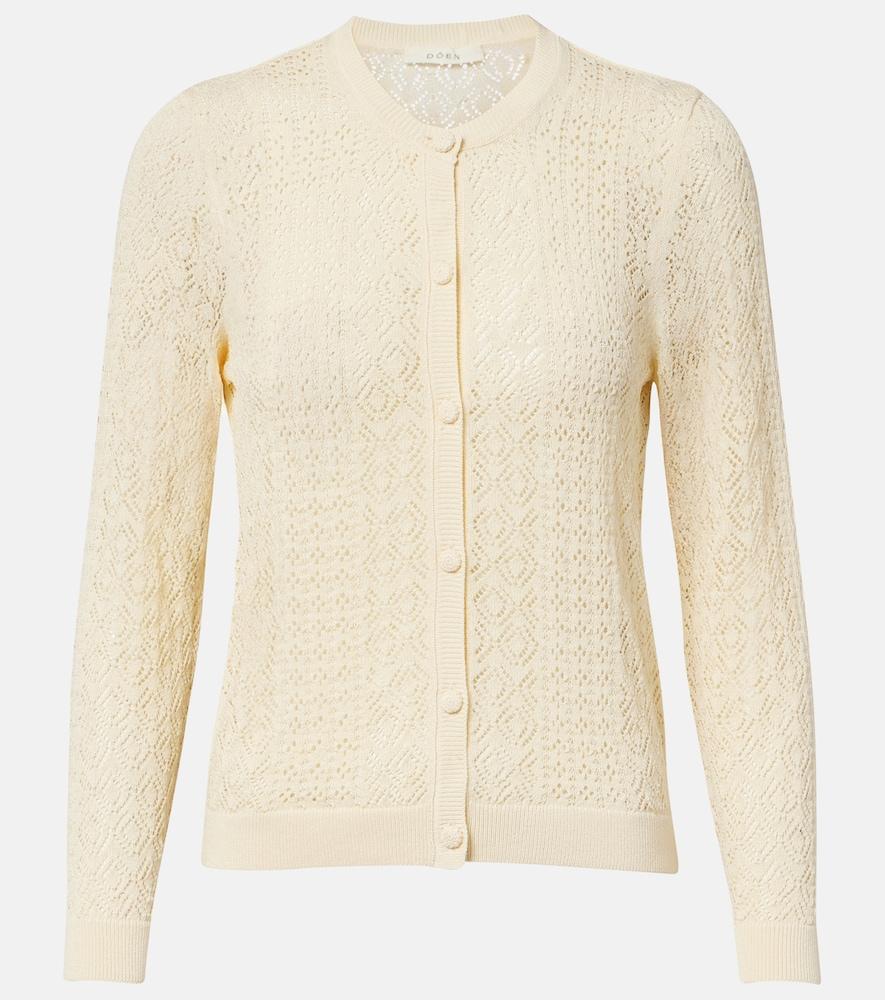 dôen diane pointelle cardigan