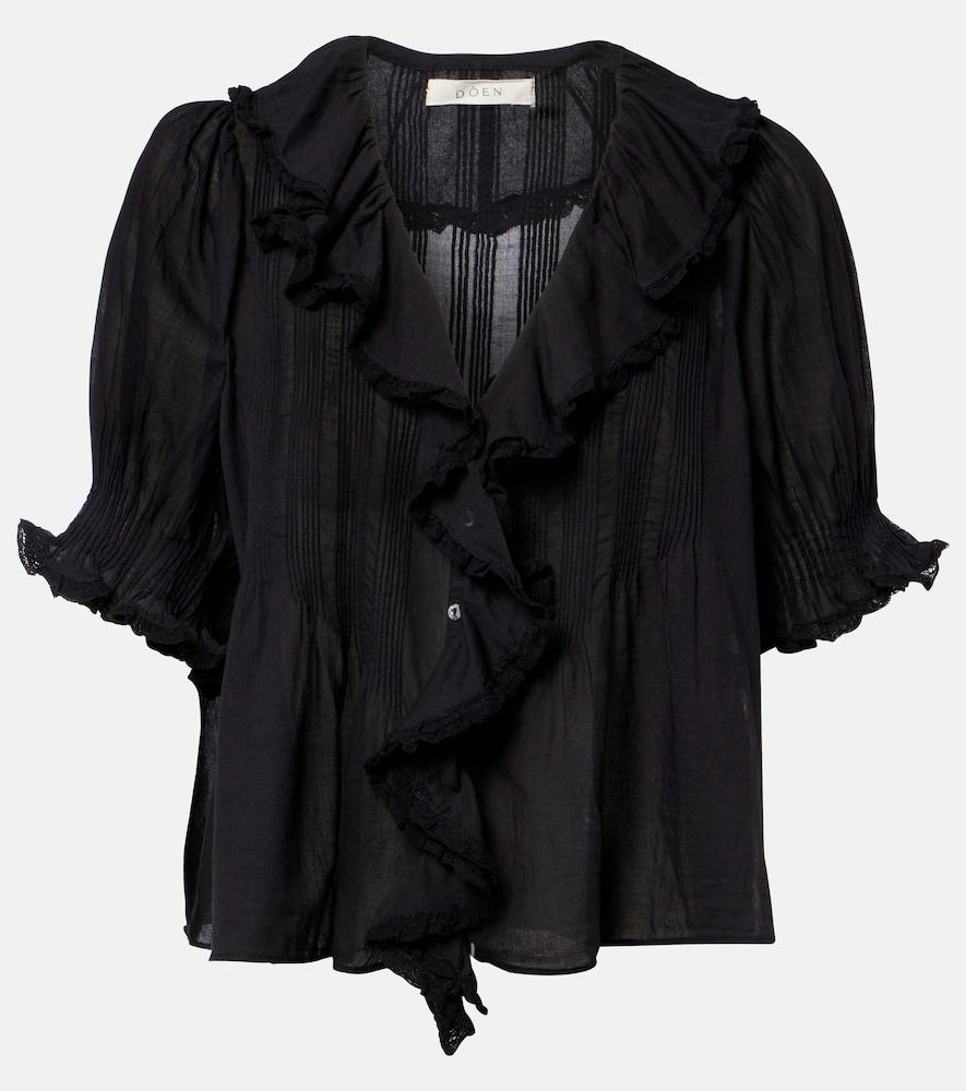 dôen henri cotton voile top