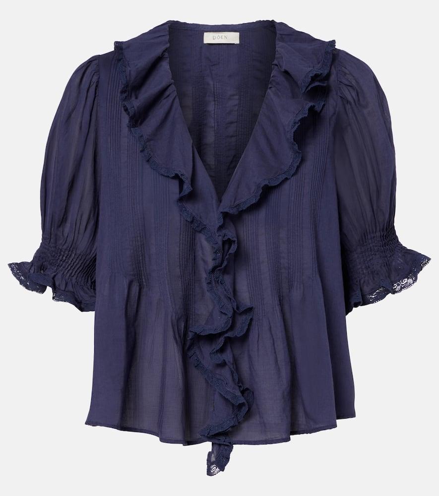 dôen henri cotton voile top