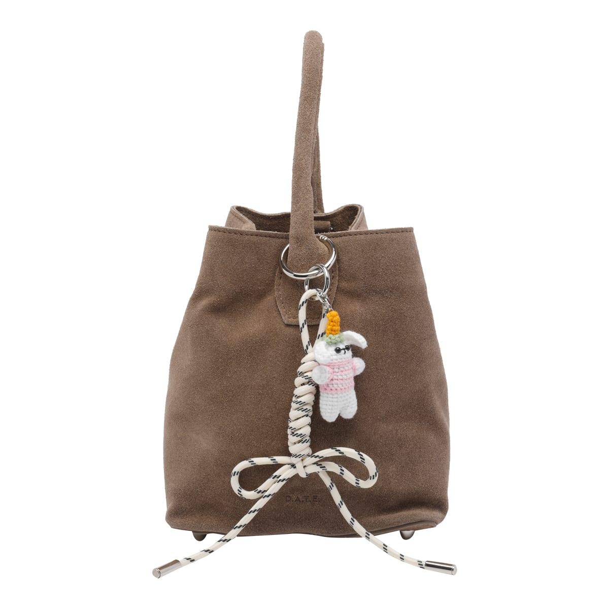 d. a.t. e. paniere suede handbag