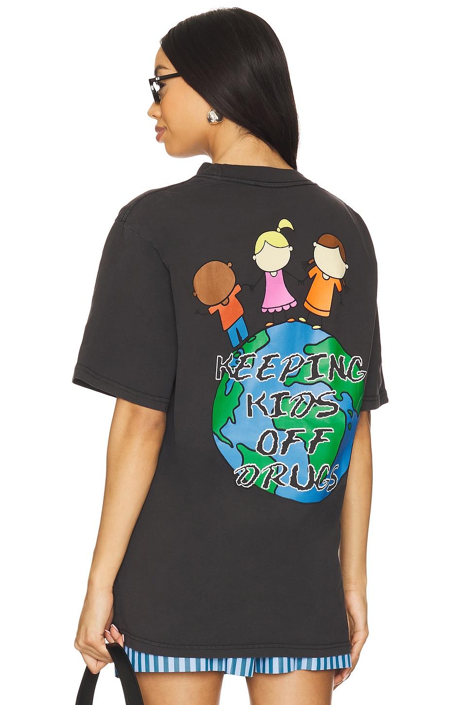 d.a.r.e. globe boxy tee