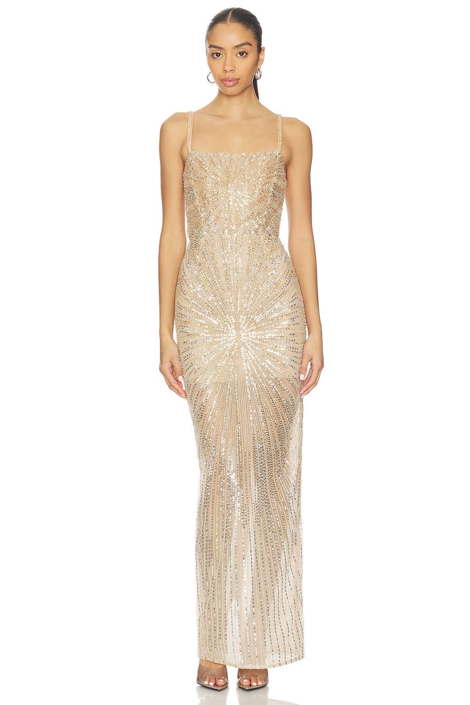 dahlia maxi dress with straps