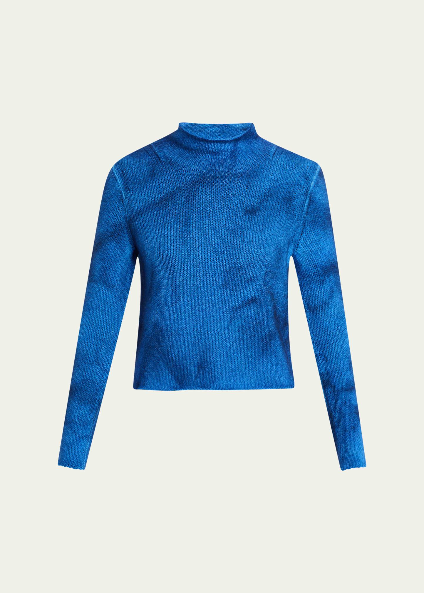 daina cropped cashmere turtleneck sweater