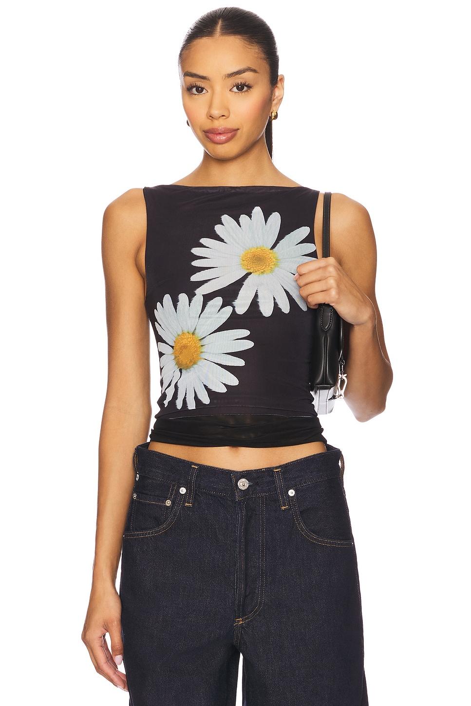 daisy layered mesh top