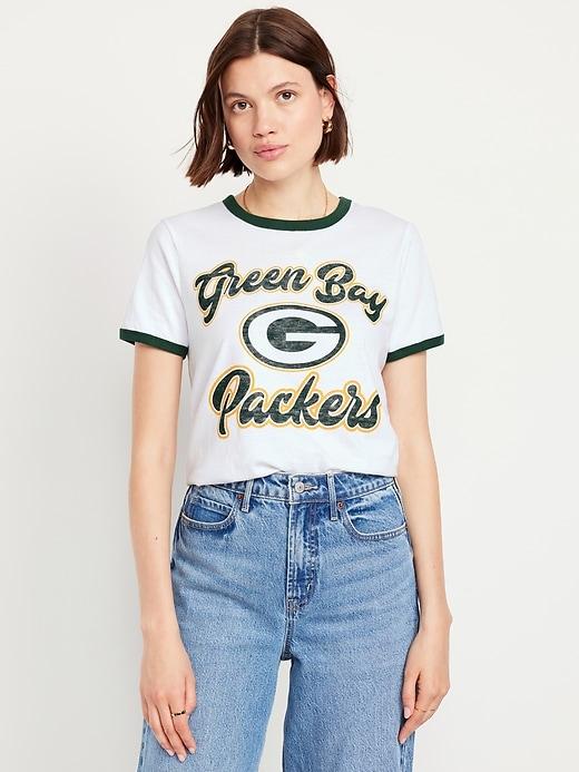 dallas cowboys everywear crew-neck ringer t-shirt