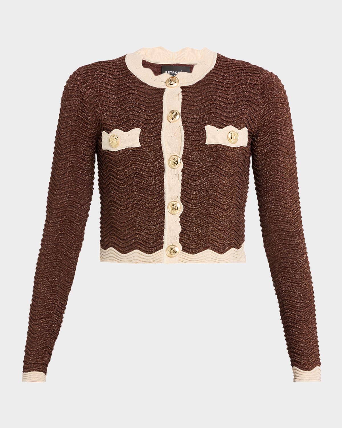 dallys sparkly knit jacket