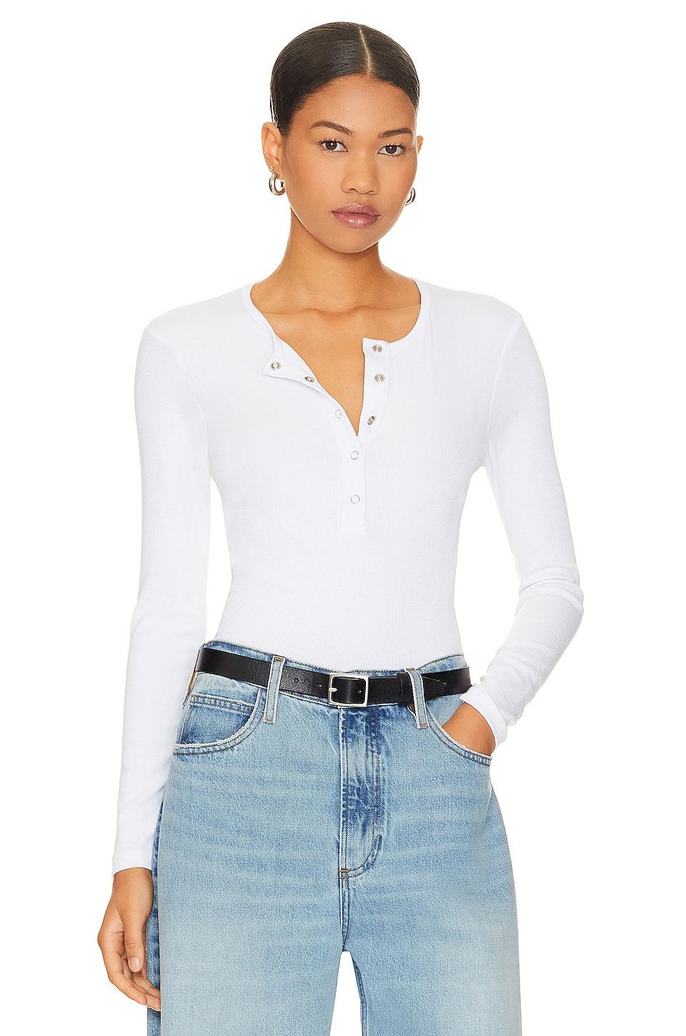 dalston ribbed henley top