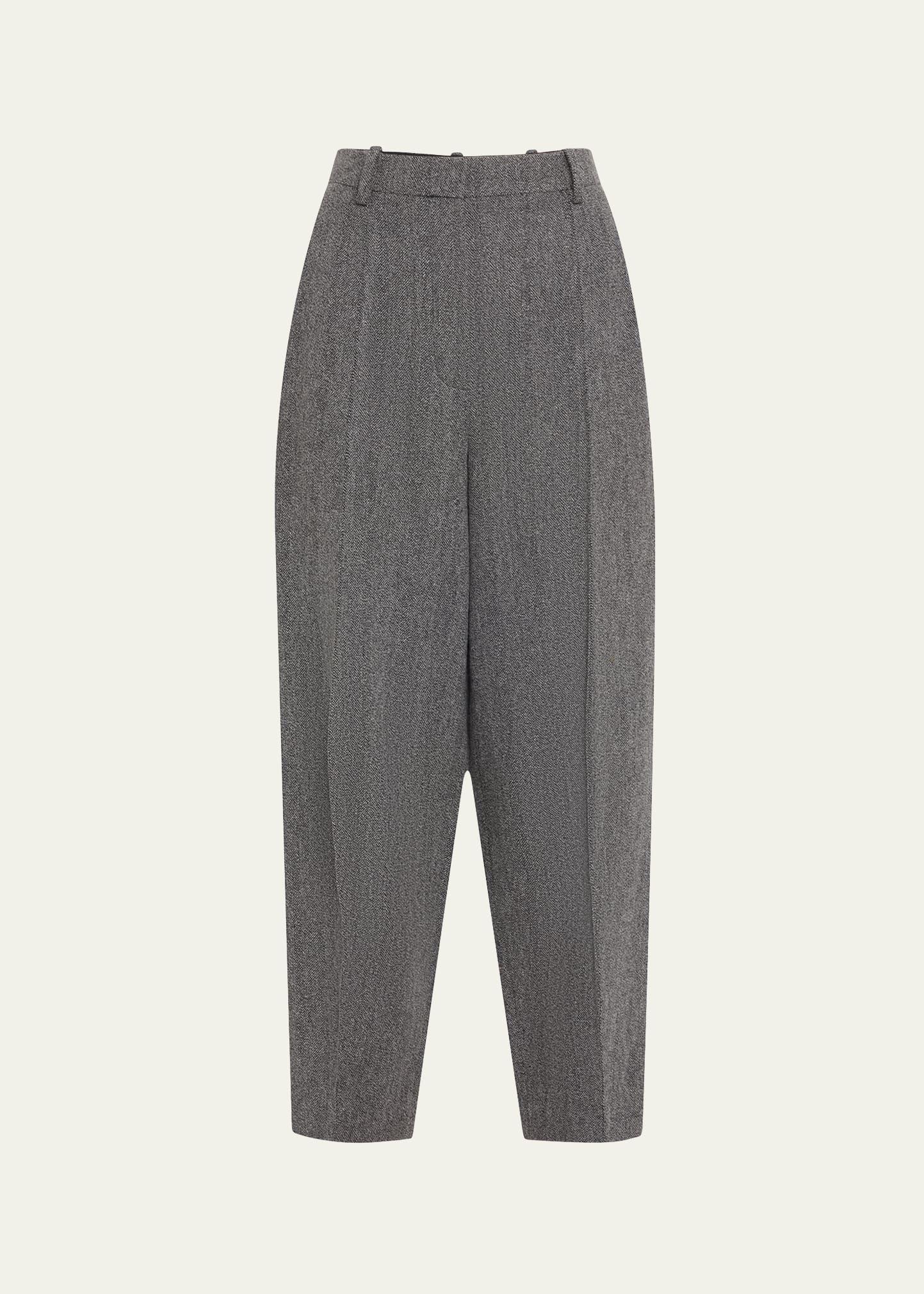 dan tapered wool cashmere trousers