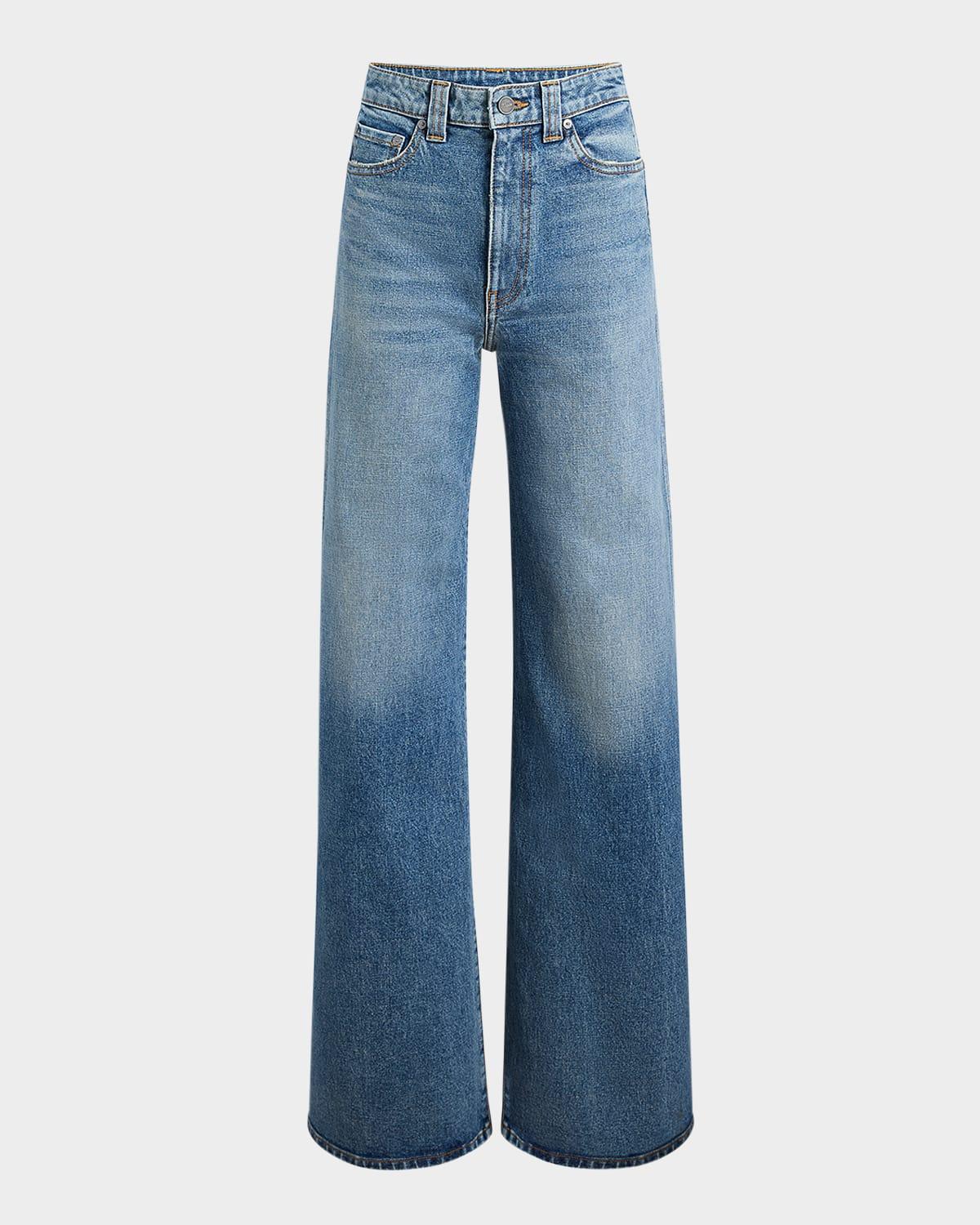 dane high-rise flared jeans
