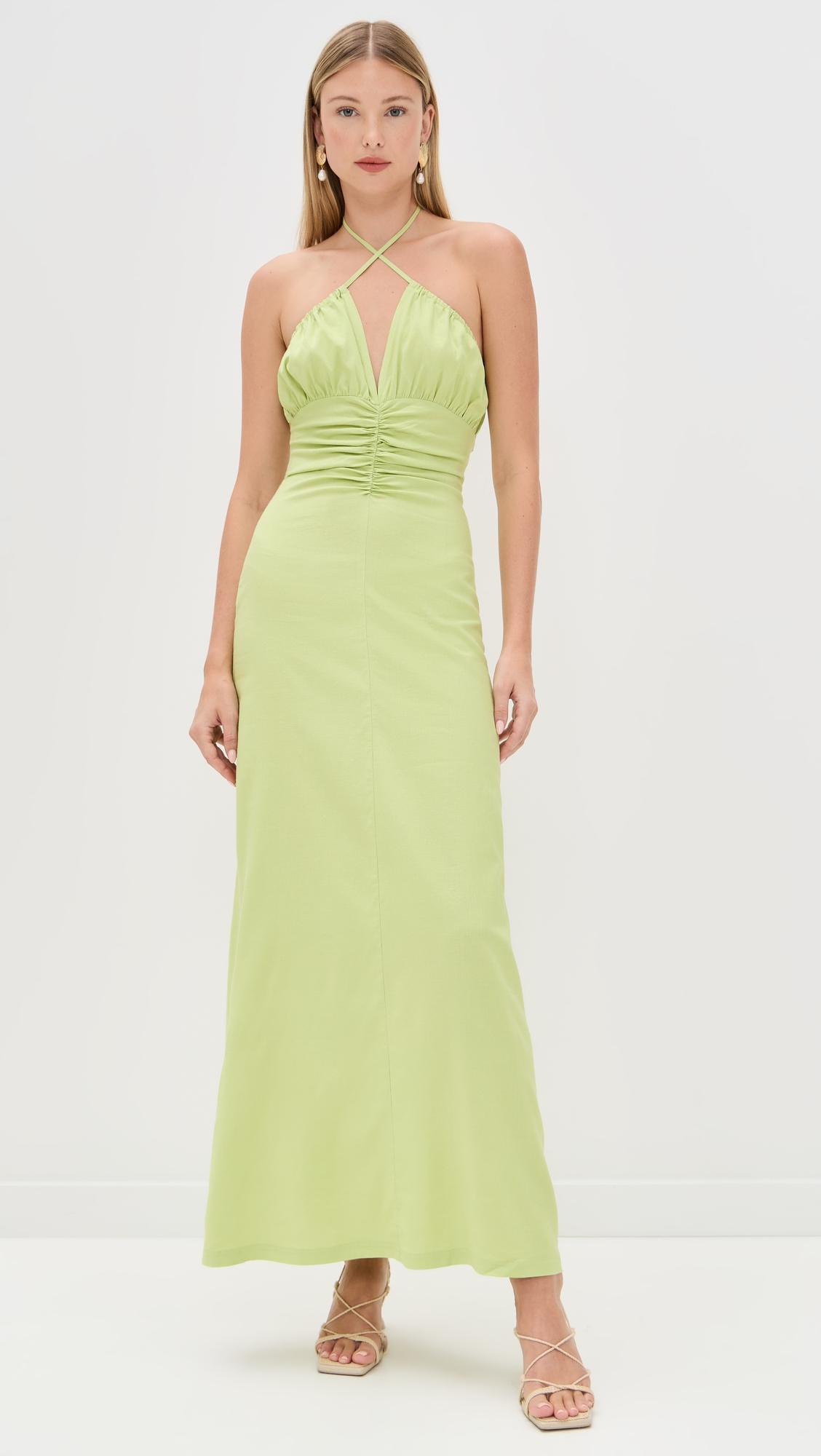 dani cross halter dress