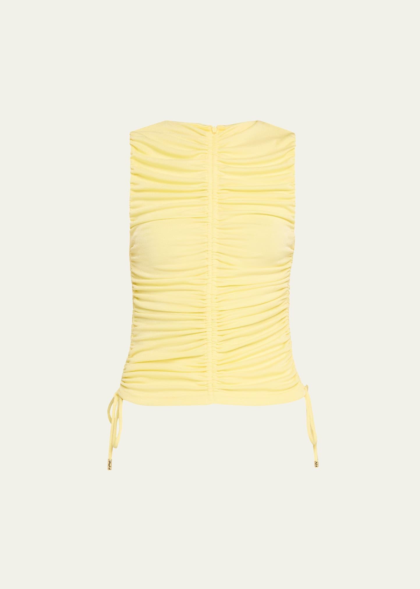 dani ruched drawstring top