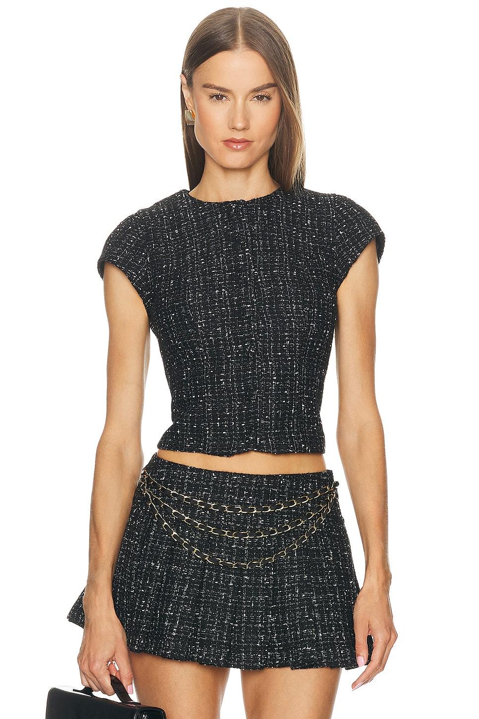 danica tweed top