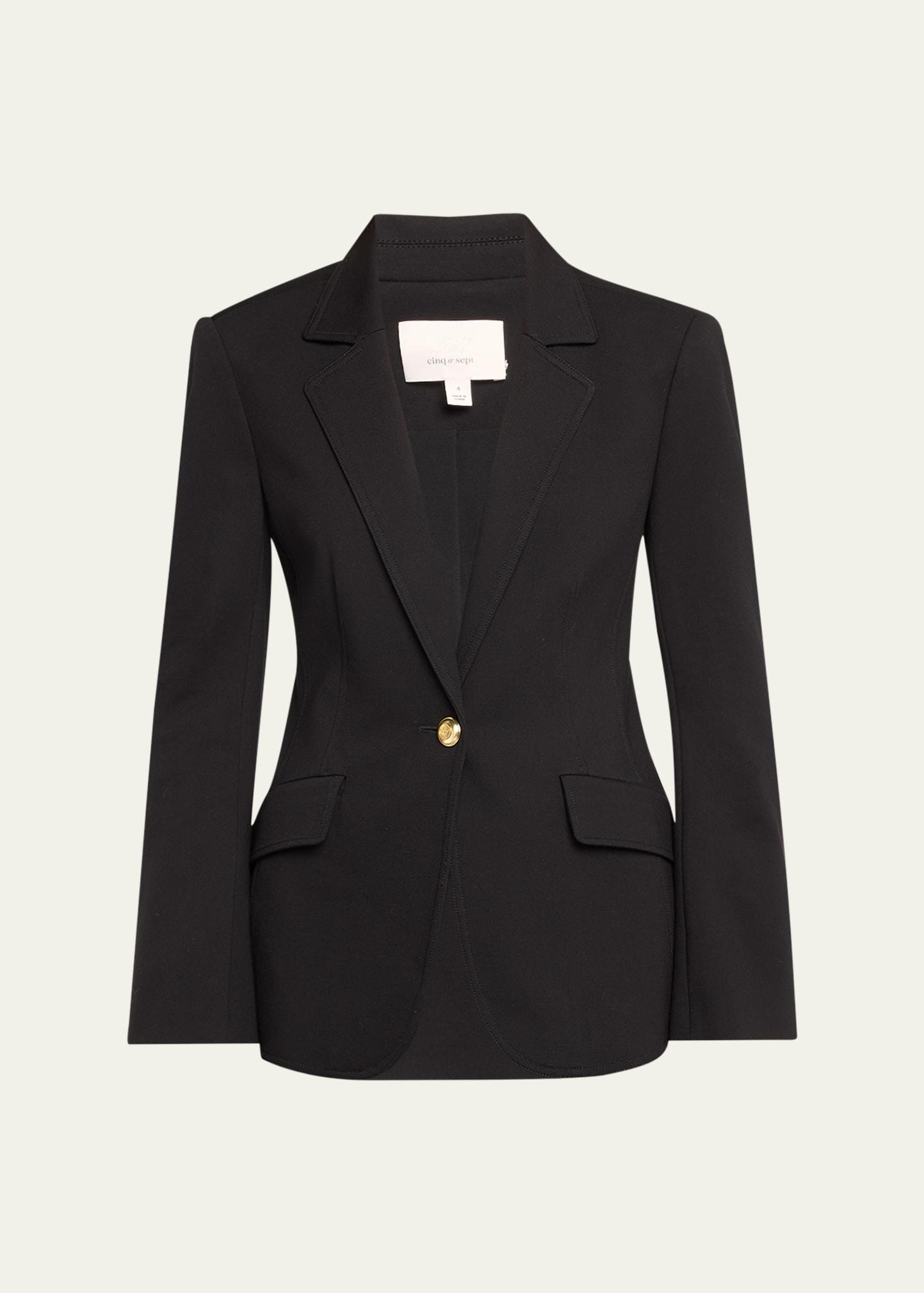 danicka tailored ponte blazer
