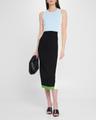 daniella colorblock midi dress