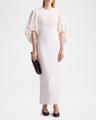 danielle eyelet embroidered puff-sleeve maxi dress