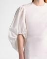 danielle eyelet embroidered puff-sleeve maxi dress