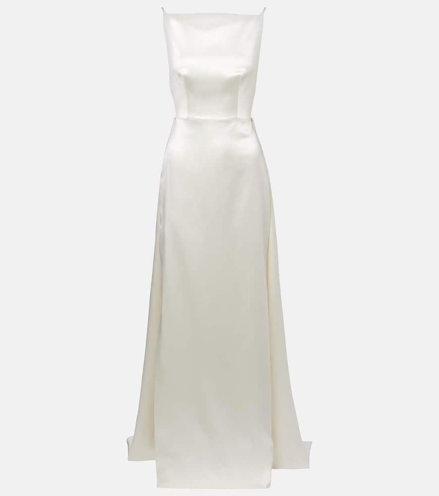 danielle frankel bridal emerson silk and wool gown
