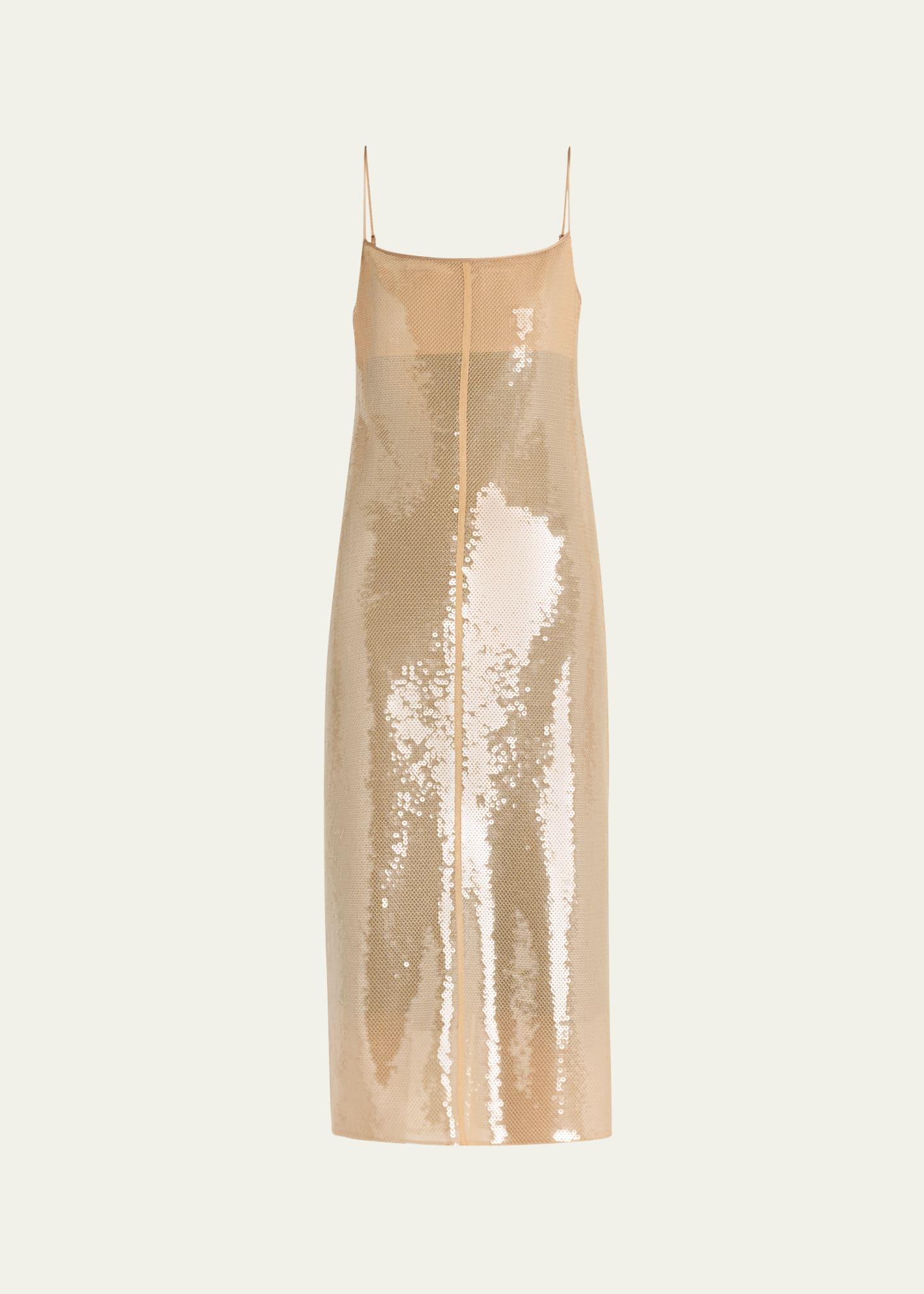 danielle sequined midi dress