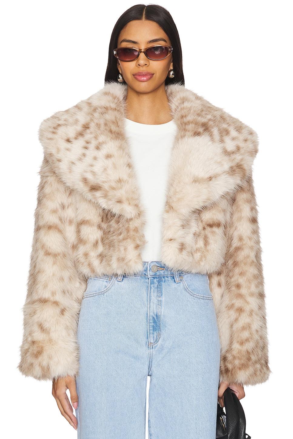 danika faux fur coat
