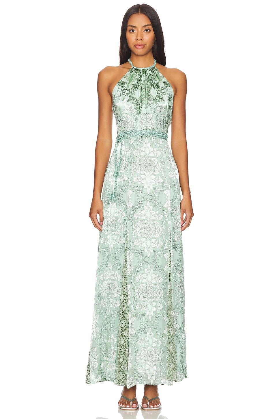 danika halter maxi dress with belt