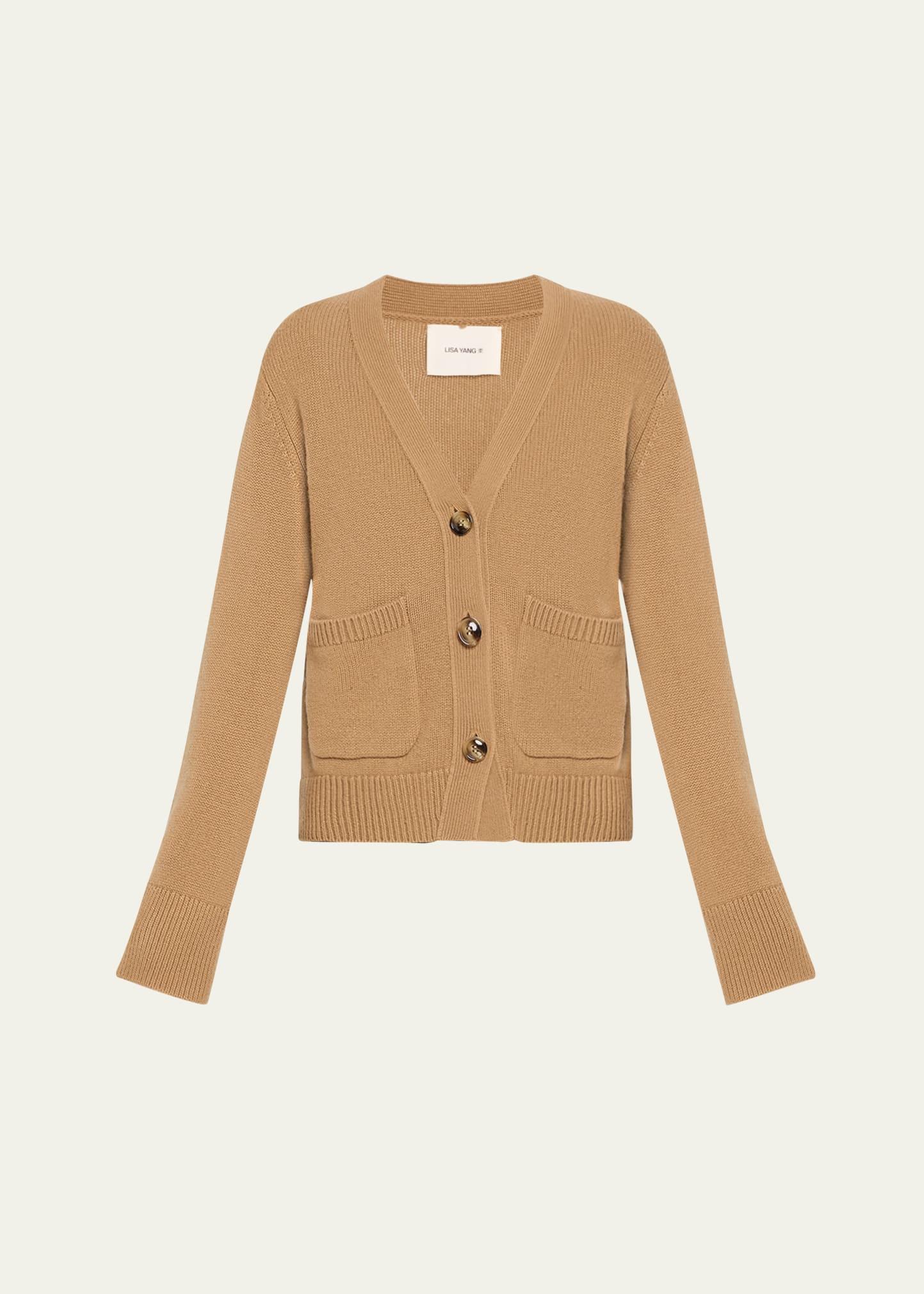 danni cashmere pocket cardigan