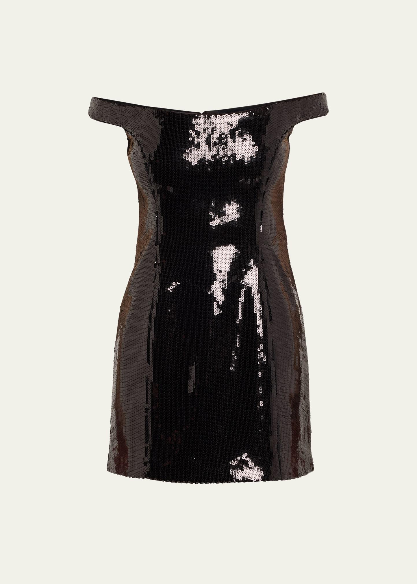 dannie sequined mini dress