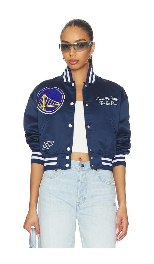 dannijopro the bomber jacket in blue.