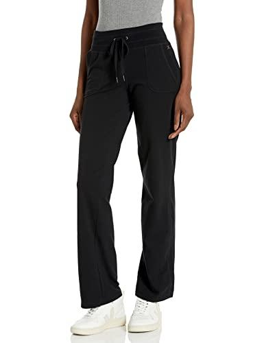danskin womens drawcord pant, black, 3x