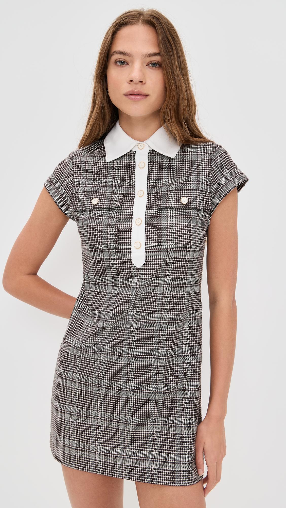 darby collared mini dress