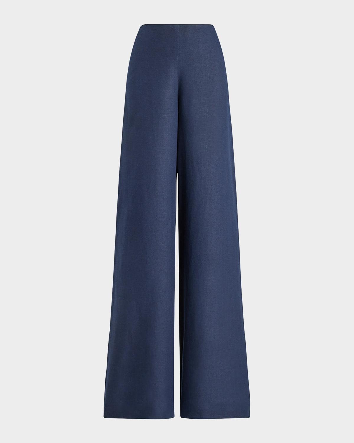 daria linen wide-leg pants