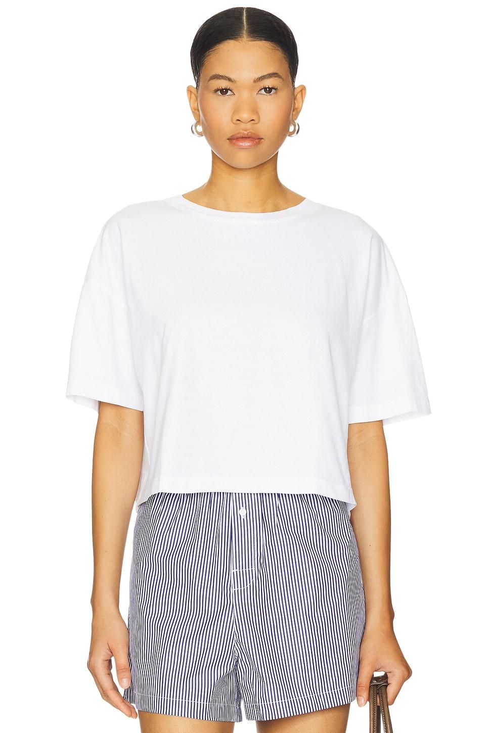daria oversized crop tee
