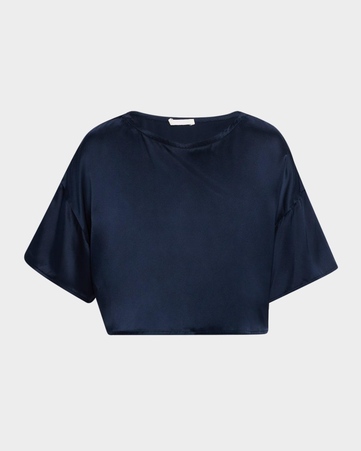 daria relaxed open crewneck tee