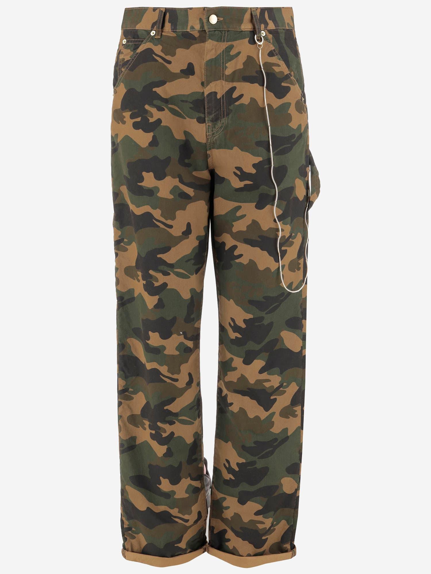 darkpark camouflage cotton cargo trousers