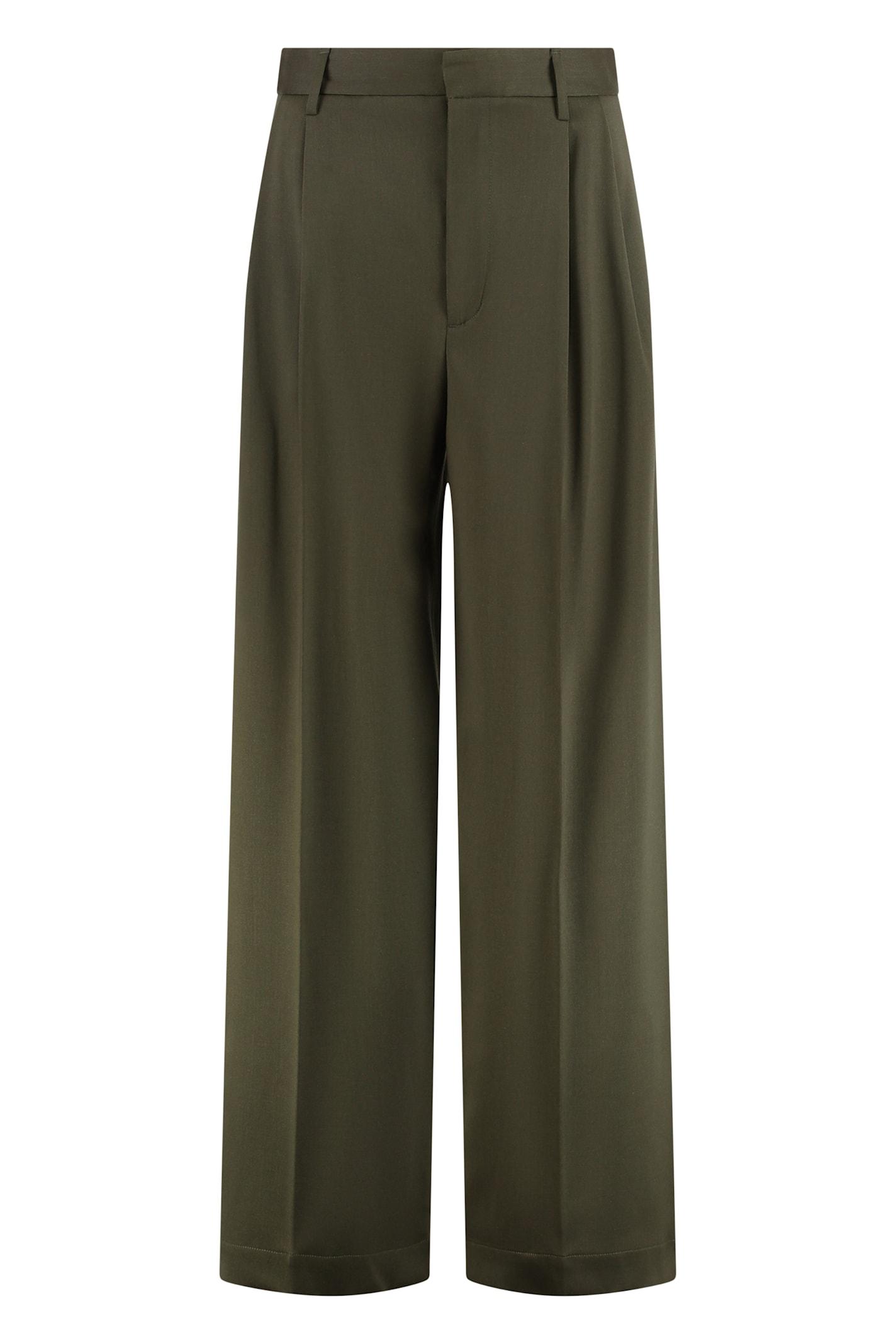 darkpark chicago high-waist wide-leg trousers