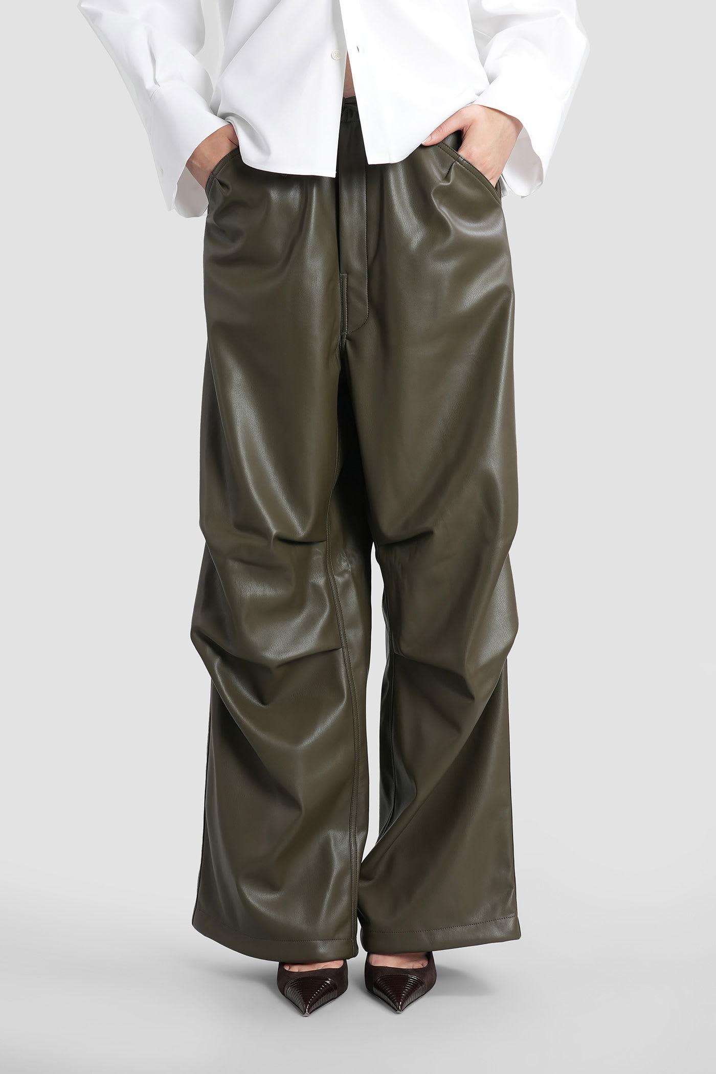 darkpark daisy pants in green polyester