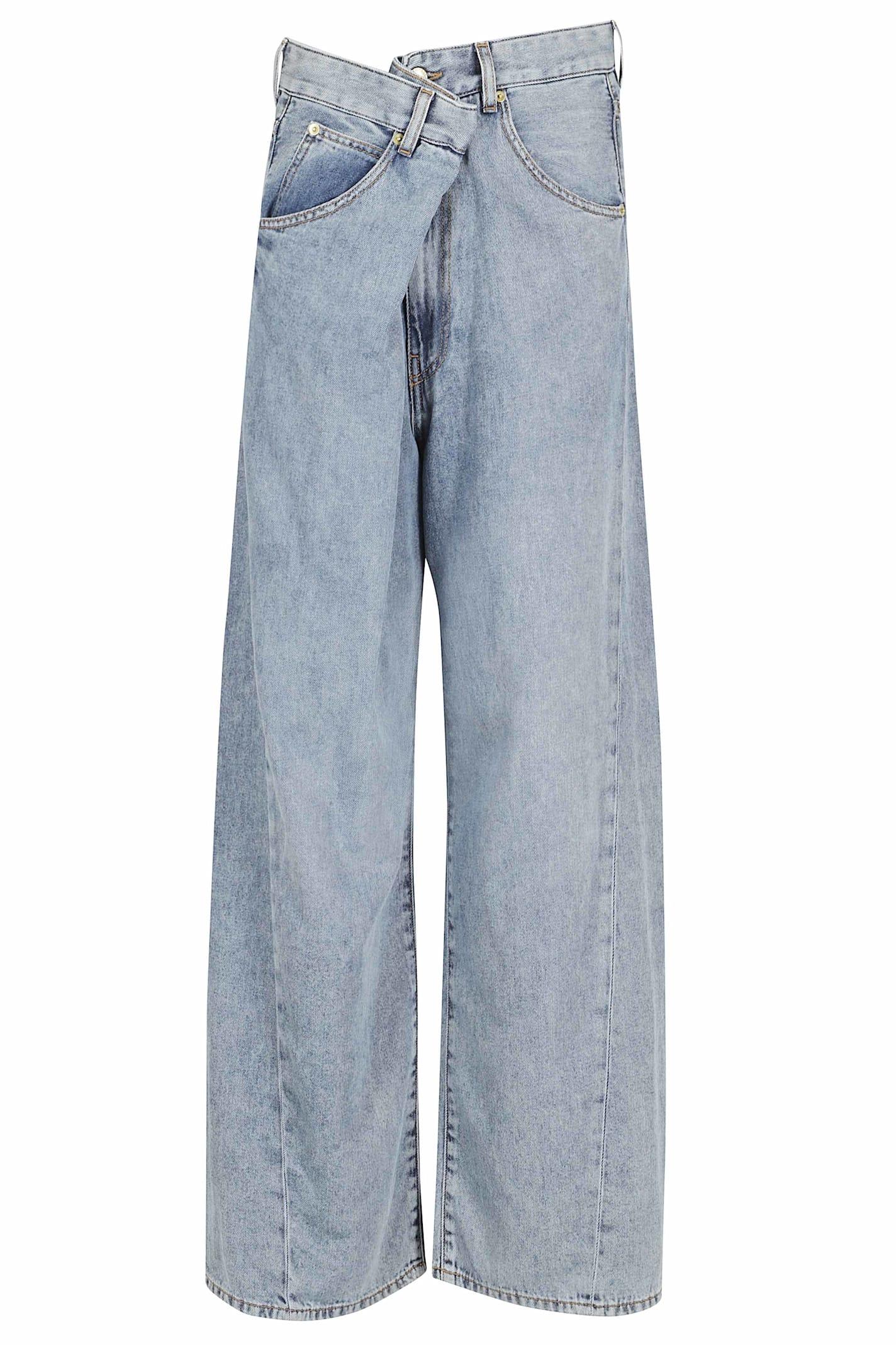 darkpark ines fold over tencel denim