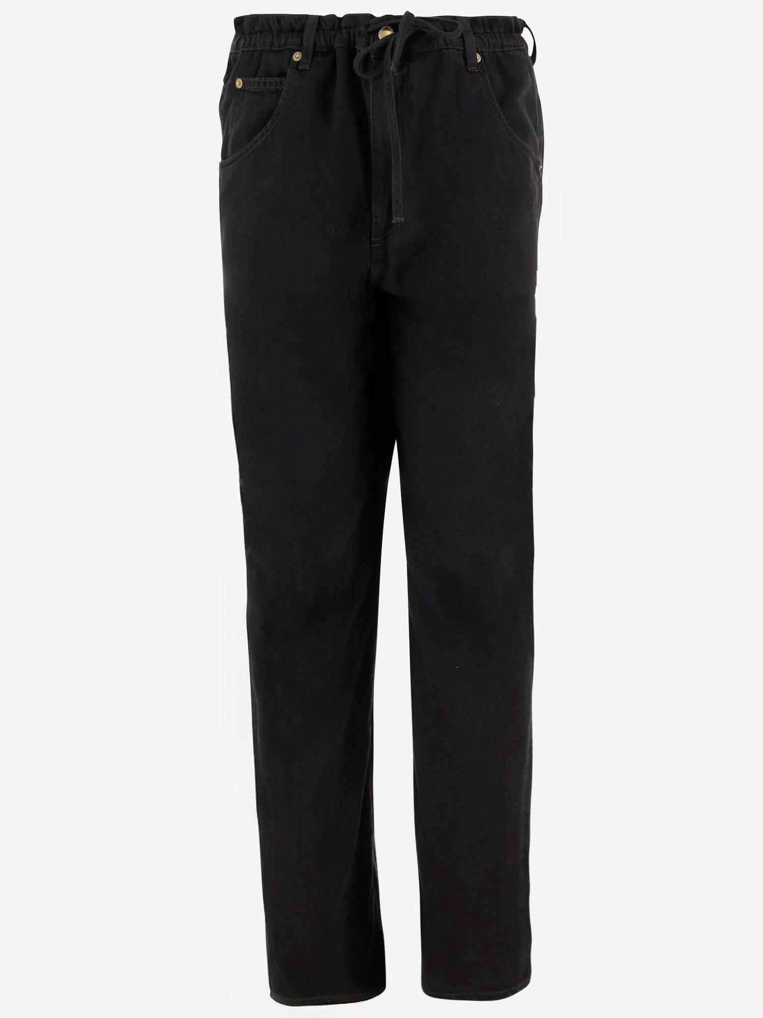 darkpark iris cotton and lyocell trousers with drawstring