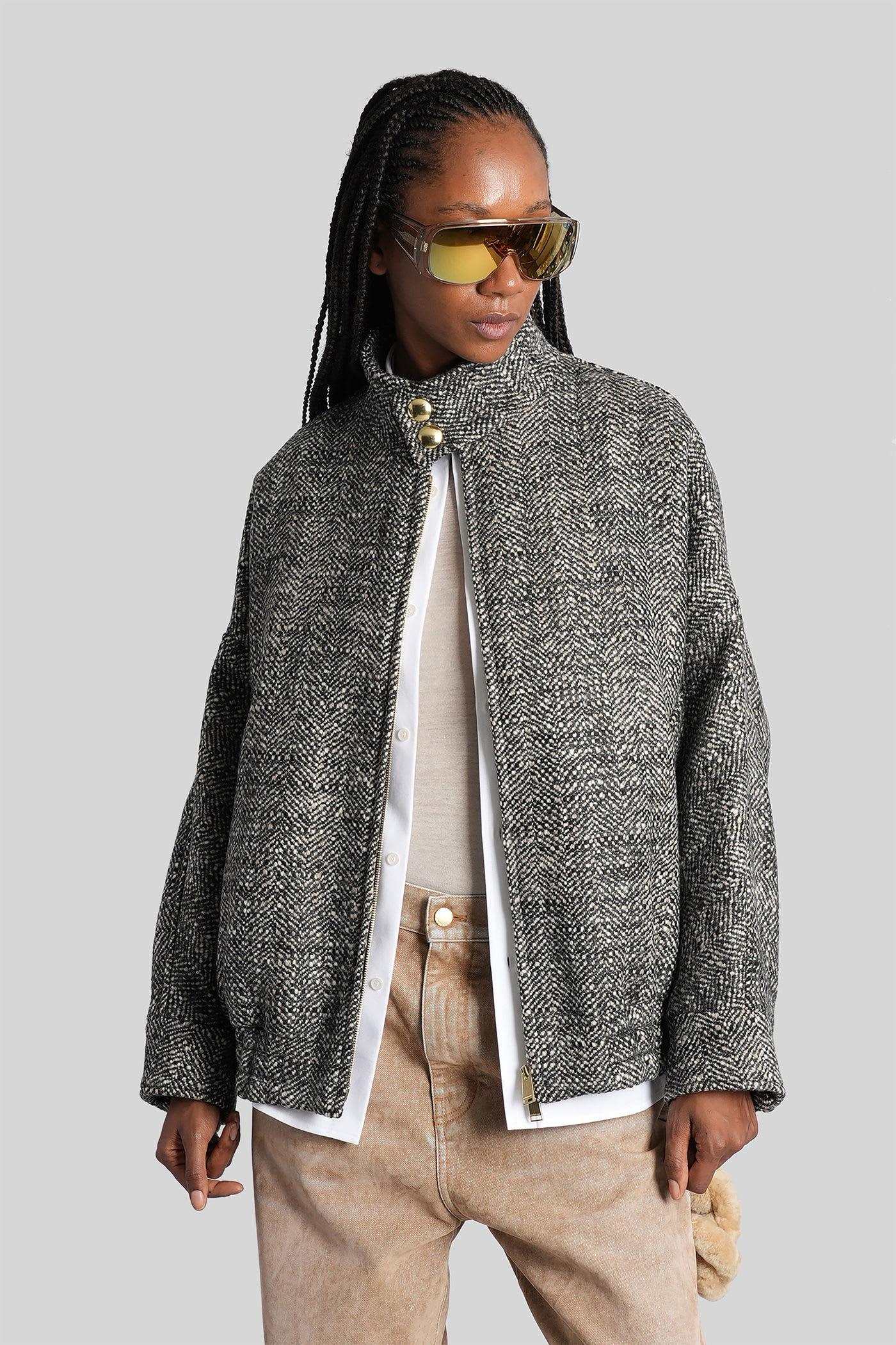 darkpark lee casual jacket in grey wool