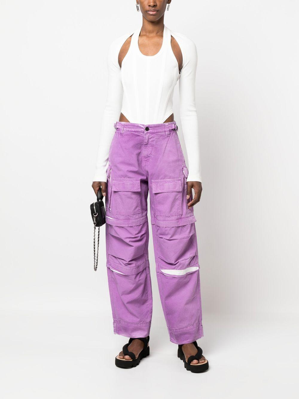 darkpark trousers purple cotton - women