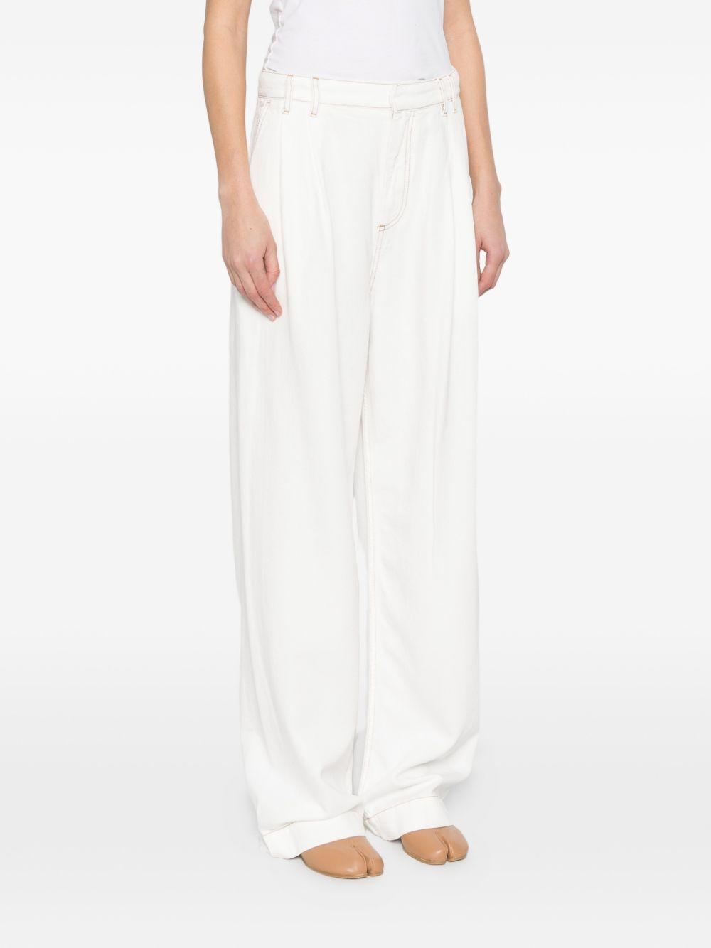 darkpark trousers washed white - women