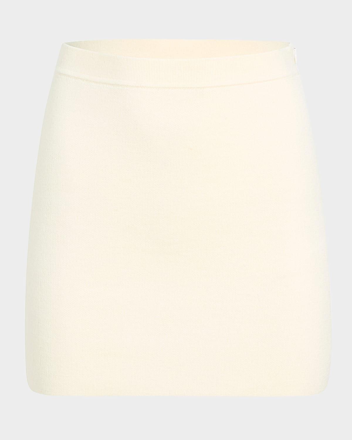 darrion wool mini skirt