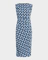 darrius geometric-print bodycon dress