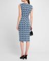 darrius geometric-print bodycon dress