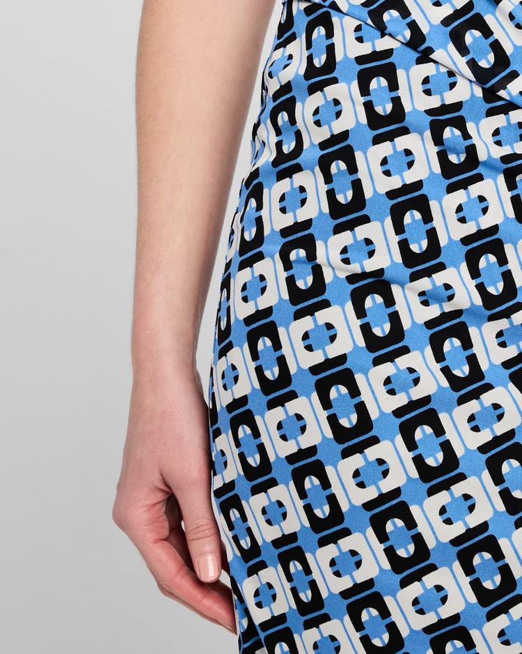 darrius geometric-print bodycon dress