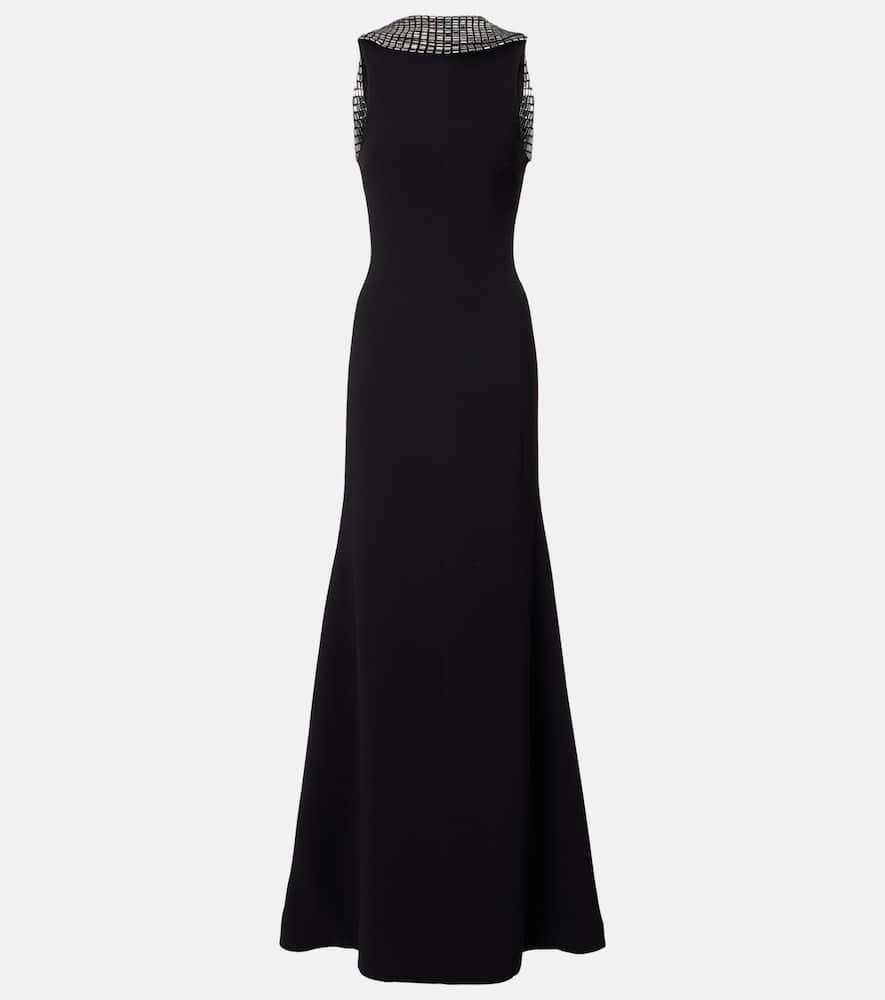 david koma embellished cady gown