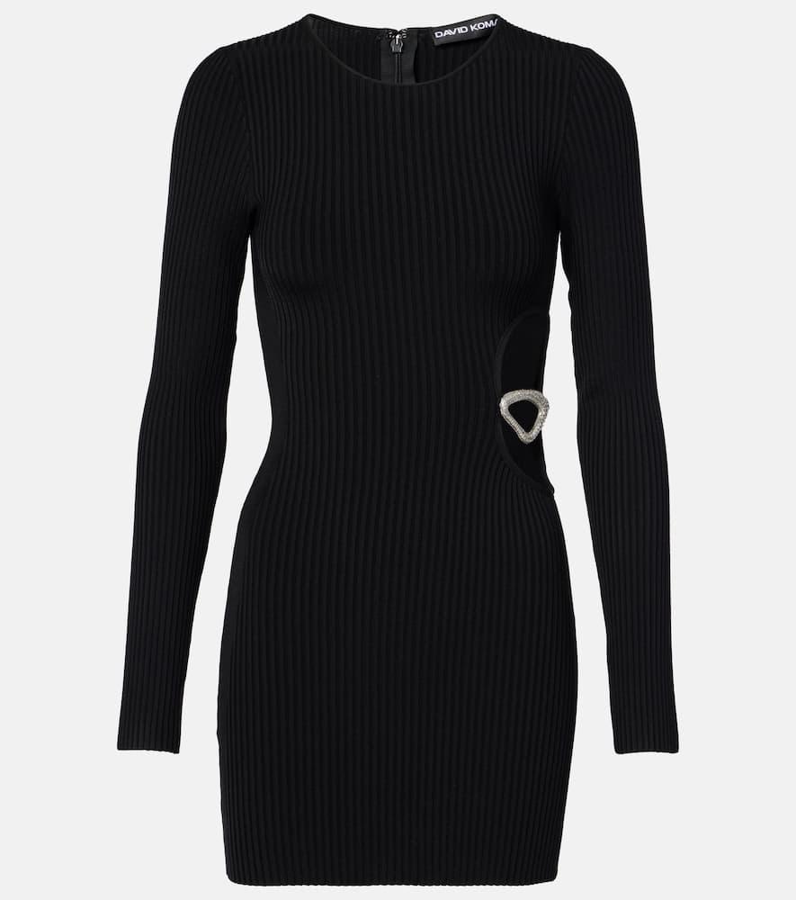 david koma embellished cutout minidress