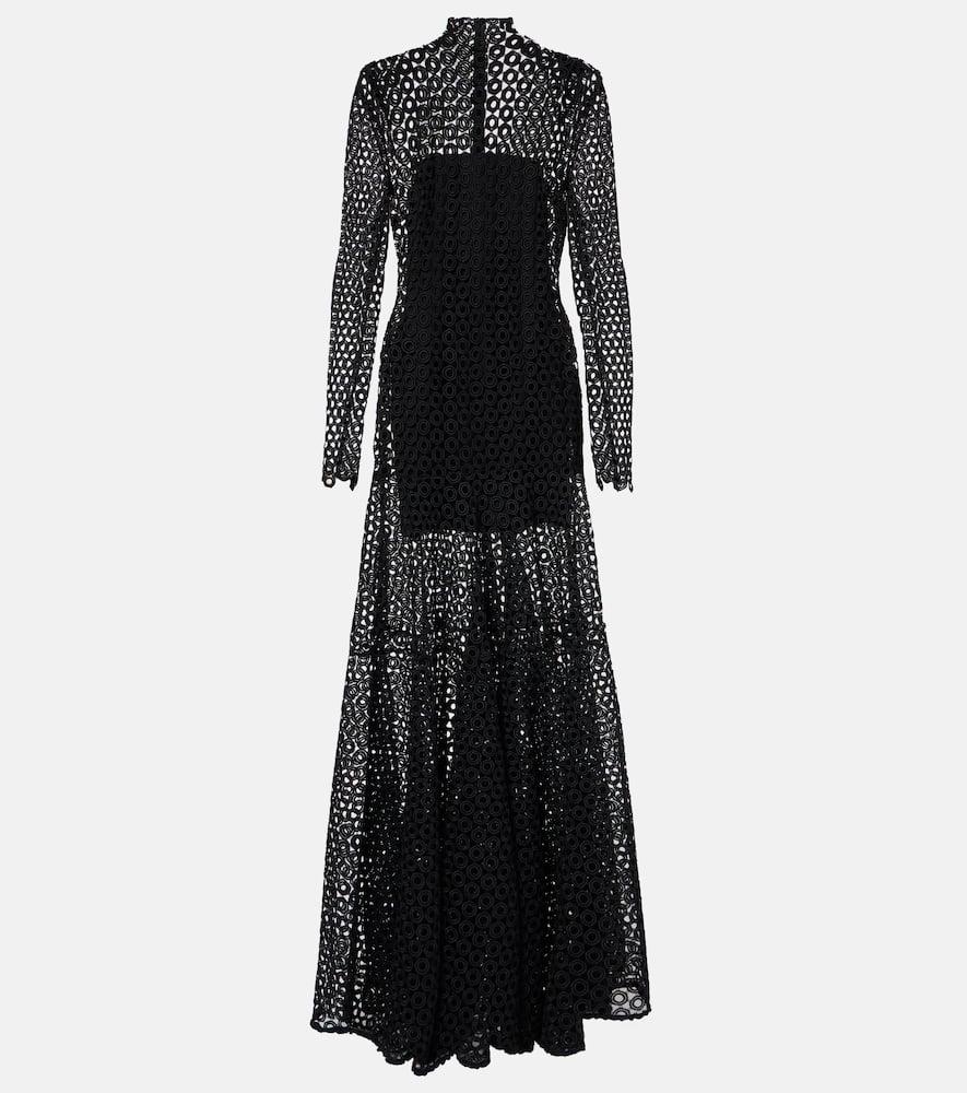 david koma macramé gown