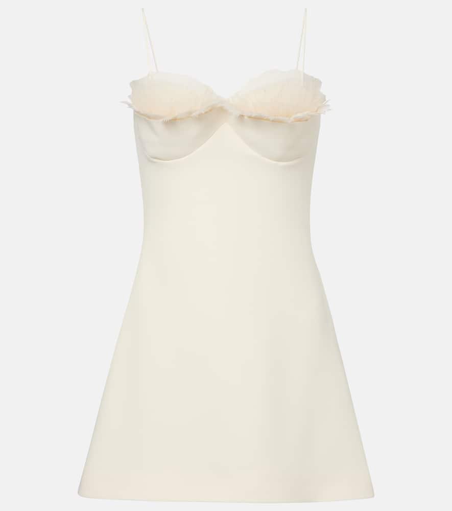 david koma ruffled minidress