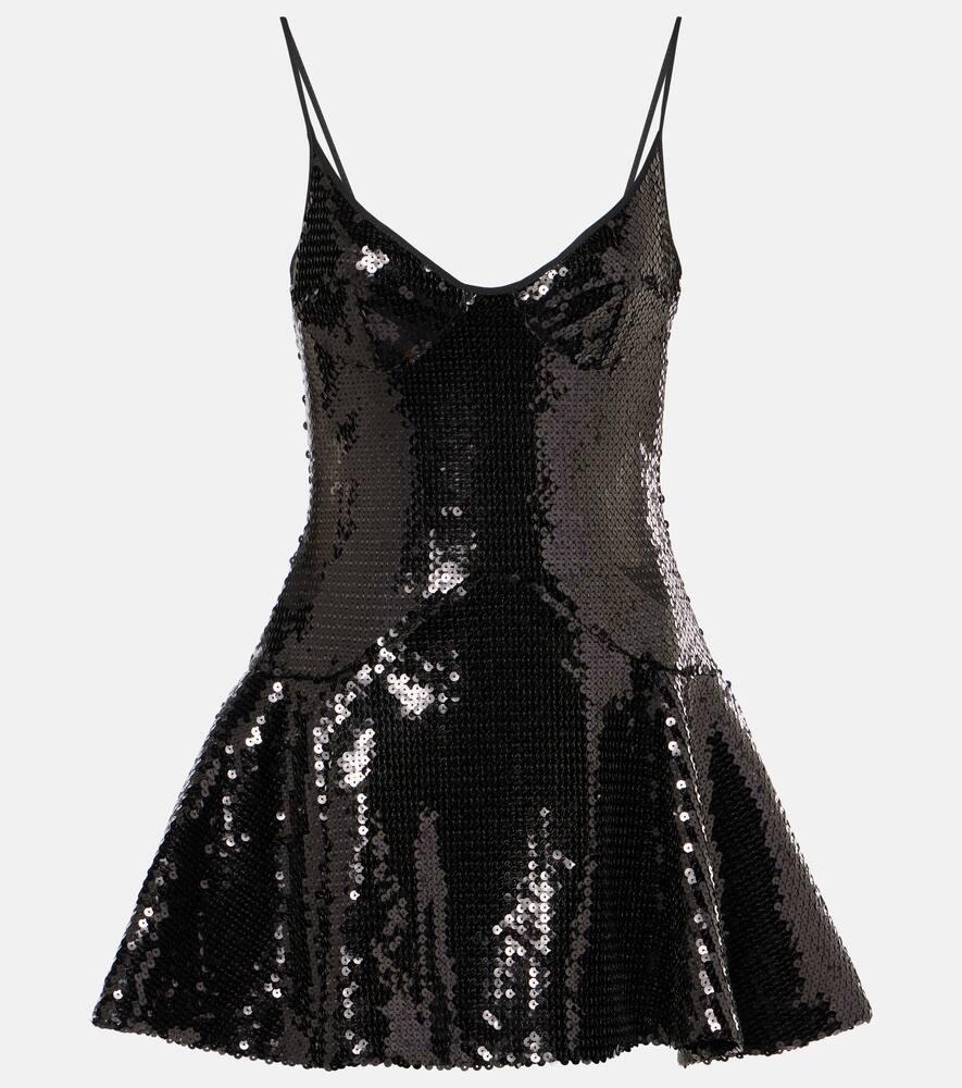 david koma sequined minidress